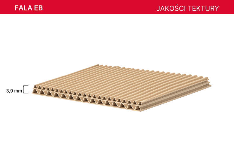 Tektura falista AQUILA czterowarstwowa